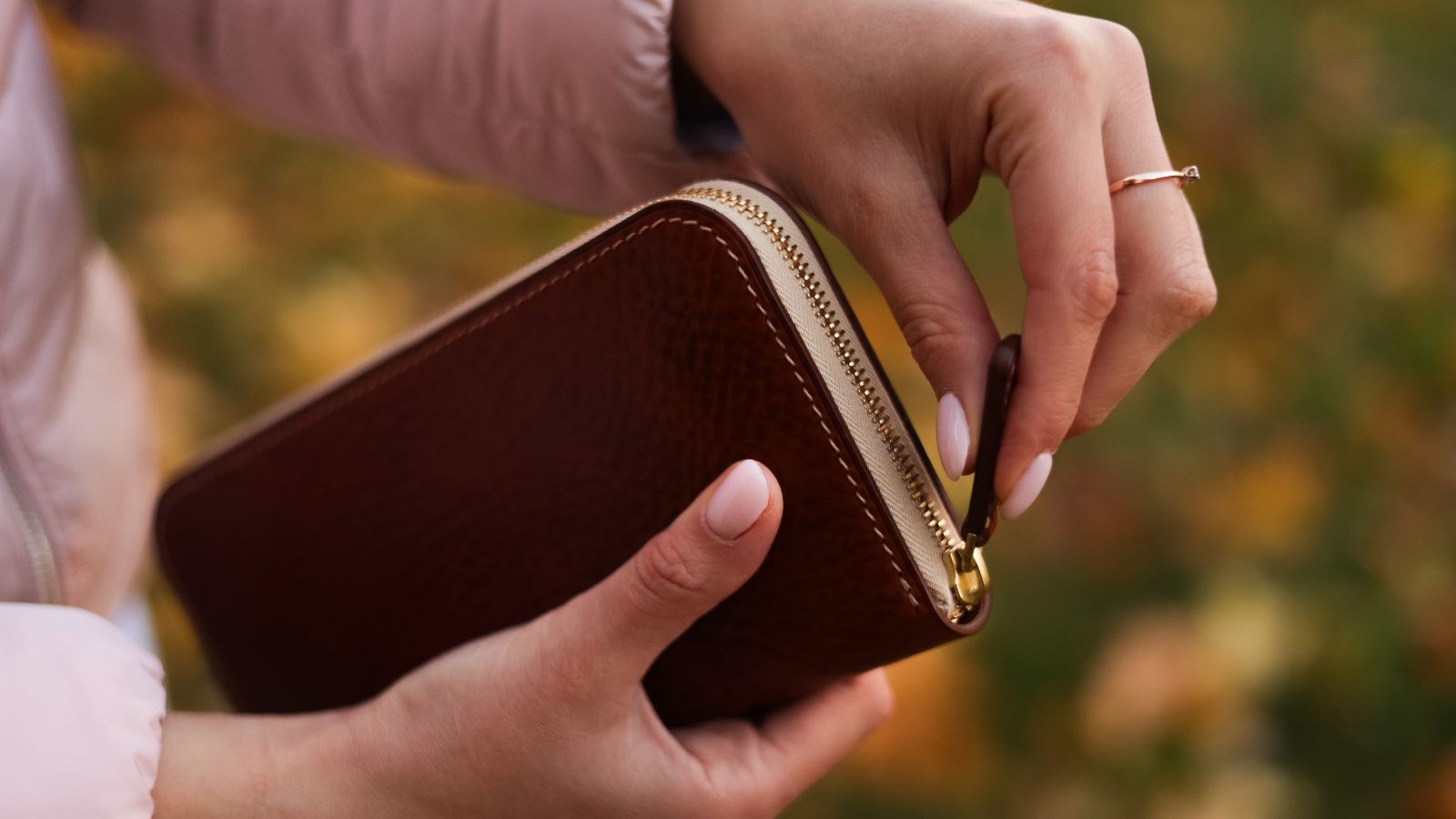 woman with wallet